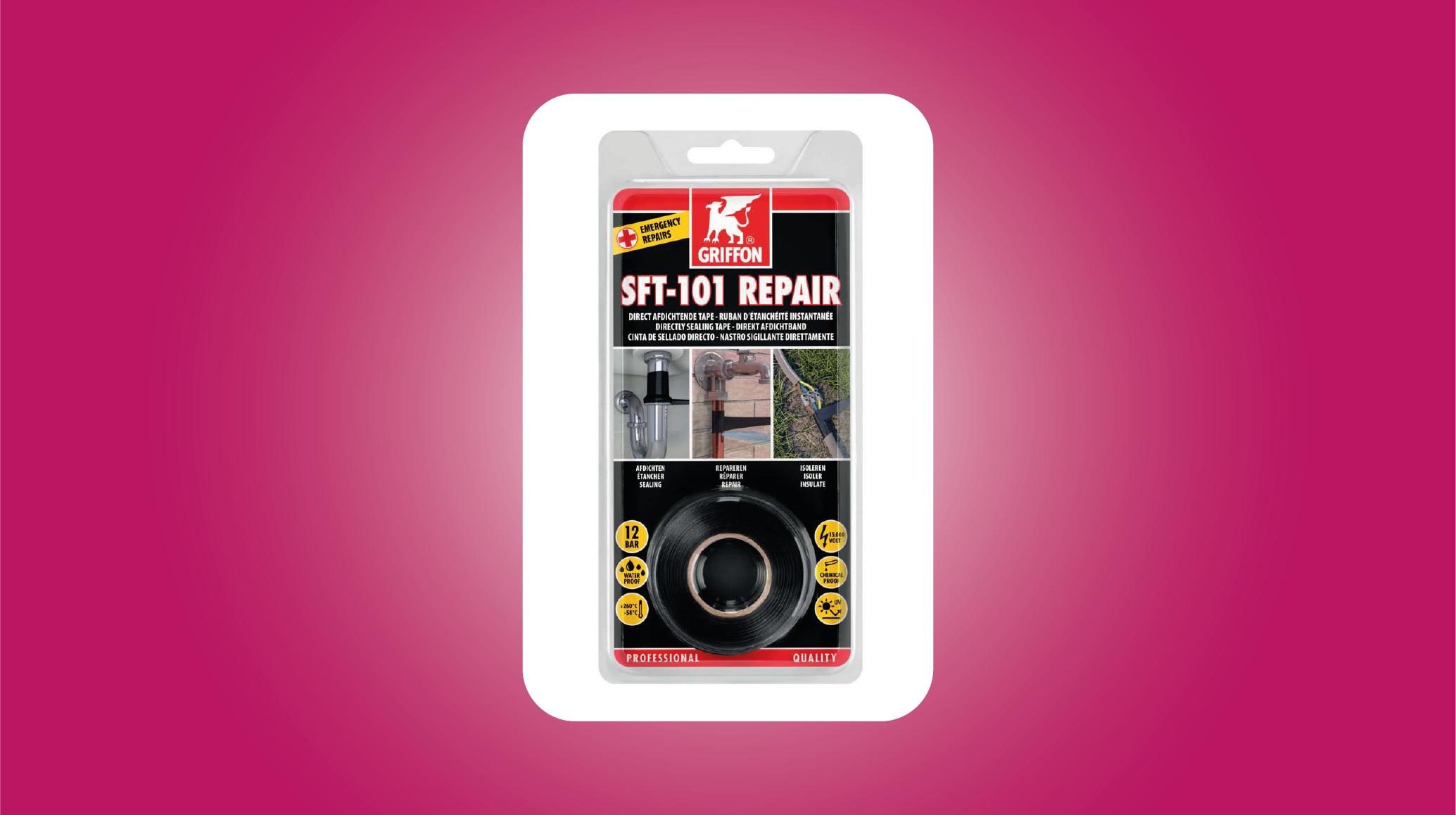 Ruban adhésif auto-fusionnant SFT-101 Repair